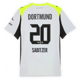 Pánské fotbalový oblečení Borussia Dortmund Marcel Sabitzer #20 Venkovní košile 2025-26 Krátkým Rukávem